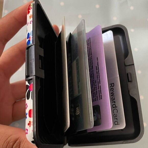 Aluminum Metal Wallet Billfold Case  Women Credit Card ID Holder - Picture 8 of 8